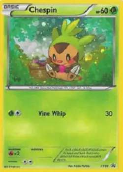 Pokemon - Chespin - XY88 - BREAKthrough Collector Chest Promo - XY - Black Star - Image 1