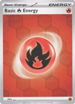 Pokemon - Basic Fire Energy - 002 - Common - Reverse Holo - Scarlet & Violet - S - Image 1