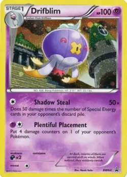 Pokemon - Drifblim - BW64 - Promotional - BW Black Star Promos - NM - Image 1