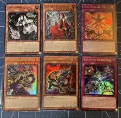 Yugioh 6 Ultra Rare Cards From Megapack Dueling Mirrors MP24 1st Ed NM - Image 1