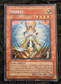 Honest LODT-EN001 Secret Rare Yugioh Light of Destruction Unlimited Edition Mint - Image 1
