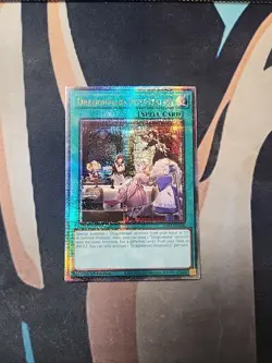 Dragonmaid Hospitality RA03-EN068 Quarter Century Secret Rare 1st Ed NM Yugioh - Image 1