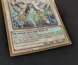 Stardust Charge Warrior -MAGO-EN029 -Yugioh- Maximum Gold - MISPRINT - NM - Image 2
