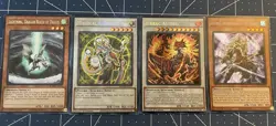 Yugioh BLMM-Battles of Legend: Monstrous Mayhem 4 Secret Rare Cards NM - Image 1