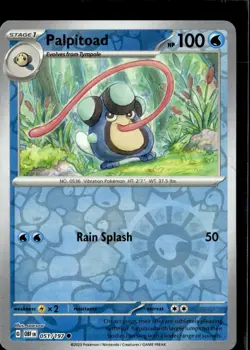 Pokemon Palpitoad 051/197 Obsidian Flames Reverse Holo Common 5 Card Lot - Image 1