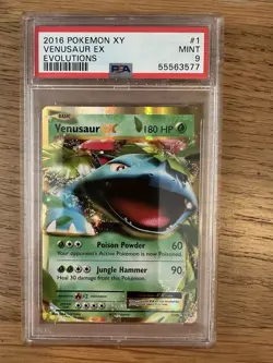 Pokemon TCG Venusaur EX 1/108 Holo Ultra Rare Card XY Evolutions 2016 - Image 1