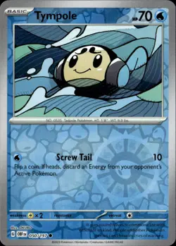 Pokemon Tympole 050/197 Obsidian Flames Reverse Holo Common 5 Card Lot - Image 1