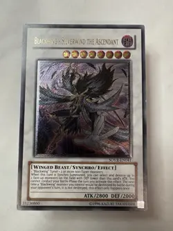 Blackwing-Silverwind The Ascendant SOVR-EN041 Ultimate Rare Yugioh Card - Image 1