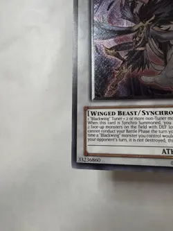 Blackwing-Silverwind The Ascendant SOVR-EN041 Ultimate Rare Yugioh Card - Image 5