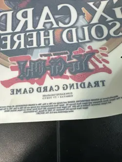 Yu Gi Oh “GX Cards Sold Here” Window Cling Promo Item Trading Card Ad - Image 2