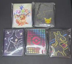 Lot Of 5 Pokemon ETB Mixed Card Sleeves NEW SEALED - Image 1