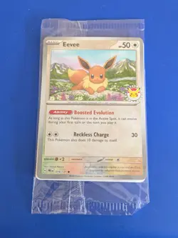 Eevee 074/131 Pokemon Day 2025 Sealed Stamped Promo Card - Image 1