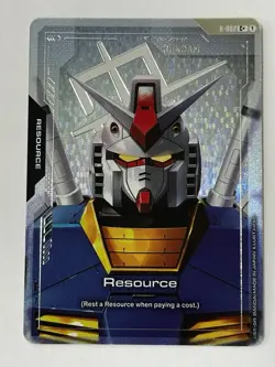 Resource Gundam Foil - R-002 C+ NM - Gundam TCG Card Game - Image 1