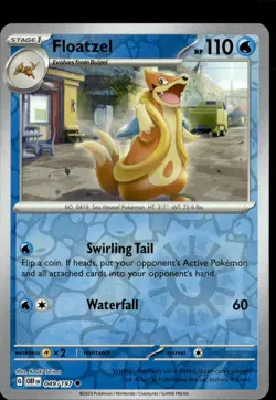 Pokemon Floatzel 049/197 Obsidian Flames Reverse Holo Uncommon 5 Card Lot - Image 1