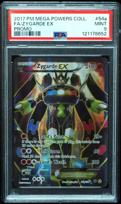 Zygarde EX 54a PSA 9 Mega Powers Collection Promo Pokemon Card - Image 1