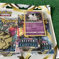 Pokemon Trading Card Game Silver Tempest 6 Packs Total Lot of 2 3-pack Blisters! 820650850967 - Image 2