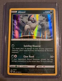 Absol 97/189 Sword & Shield Astral Radiance Rare Holo Pokemon Card 2022 - Image 1