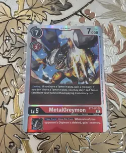 Digimon Card Game Next Adventure MetalGreymon BT7-013 SR - Image 1