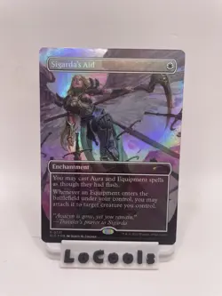2023 Magic The Gathering MTG | Sigarda’s Aid Secret Lair Angels FOIL - Image 1