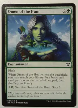 Omen of the Hunt *Common* Magic MtG x1 Theros Beyond Death - Image 1