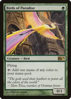 Birds of Paradise - Foil Magic 2012 LP MTG - Image 1