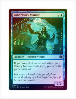 1x Laboratory Maniac, Foil, Innistrad Remastered, Magic MTG NM - Image 1