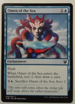 Omen of the Sea *PLAYSET* Magic MtG x4 Theros Beyond Death - Image 1