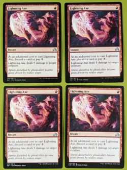Lightning Axe x4 Shadows over Innistrad 4x Magic the Gathering MTG - Image 1