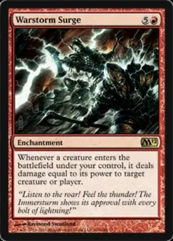 1x Warstorm Surge - Foil Heavy Play MTG Magic - Kid Icarus - - Image 1