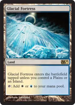1x Glacial Fortress - Foil Heavy Play MTG Magic - Kid Icarus - - Image 1