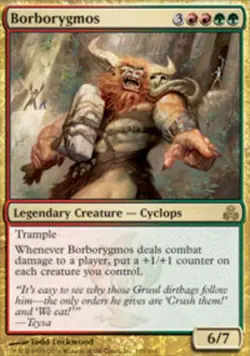 1x Borborygmos - Foil Heavy Play MTG Magic - Kid Icarus - - Image 1