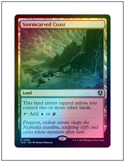 1x Stormcarved Coast, Foil, Innistrad Remastered, Magic MTG NM - Image 1