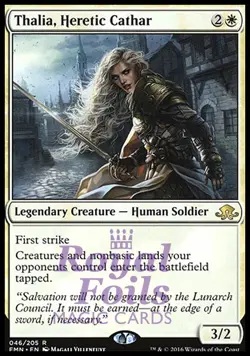 Thalia Heretic Cathar 1x FOIL EMN MTG Eldritch Moon Rare MINT white - Image 1
