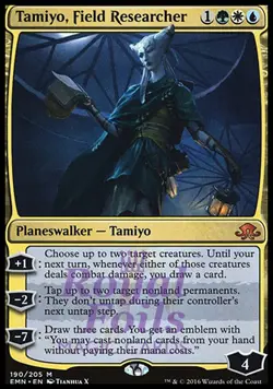 Tamiyo Field Researcher 1x FOIL EMN MTG Eldritch Moon Mythic MINT green wht blue - Image 1