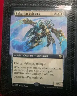 Salvation Colossus (Extended Art) #43 (NM) Modern Horizons 3 M3C Magic MTG - Image 1
