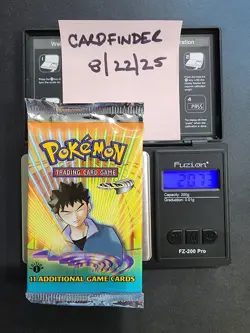 1ST EDITION HEAVY POKEMON GYM HEROES BOOSTER PACK SEALED NM PACK LOOK - Image 1