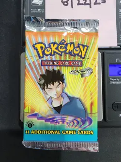 1ST EDITION HEAVY POKEMON GYM HEROES BOOSTER PACK SEALED NM PACK LOOK - Image 2