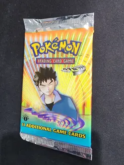 1ST EDITION HEAVY POKEMON GYM HEROES BOOSTER PACK SEALED NM PACK LOOK - Image 5