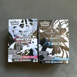 New Pokemon TCG Black Bolt and White Flare Booster Bundle Set of 2 Sealed - Image 1