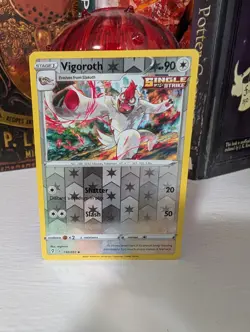 Vigoroth 130/203 SWSH07: Evolving Skies Reverse Holo Pokemon Card - Image 1