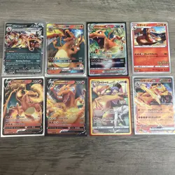 Pokemon TCG Charizard Lot Of 8 English and Japanese NM - Image 1