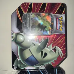 Pokemon Tyranitar and Empoleon V Striker Tins Factory Sealed - Image 2