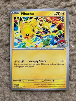 Pokemon Pikachu Promo 2025 World Championships SVP EN 225 Pokemon Card Worlds ! - Image 1