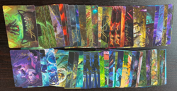 Lot of Magic the Gathering Wilds of Eldraine Art Card Gold Signature 56 Cards NM - Image 1