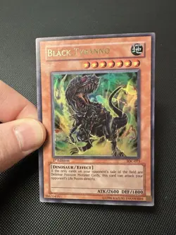 YuGiOh Black Tyranno IOC-075 1st Edition Ultra Rare NA English Vintage - Image 1