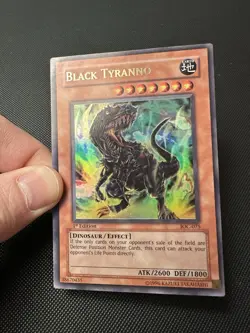 YuGiOh Black Tyranno IOC-075 1st Edition Ultra Rare NA English Vintage - Image 2