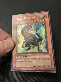 YuGiOh Black Tyranno IOC-075 1st Edition Ultra Rare NA English Vintage - Image 3