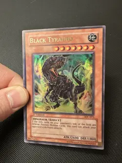 YuGiOh Black Tyranno IOC-075 1st Edition Ultra Rare NA English Vintage - Image 5