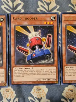 Card Trooper x3 - 1st Edition Rare AMDE-EN046 Yugioh - Image 3
