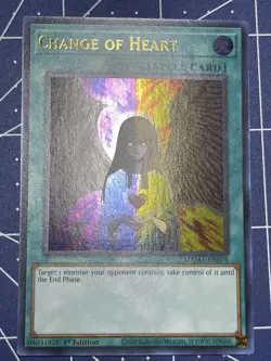 Yugioh Change of Heart MAMA-EN078 Magnificent Mavens Ultra Rare 1st Edition NM - Image 2